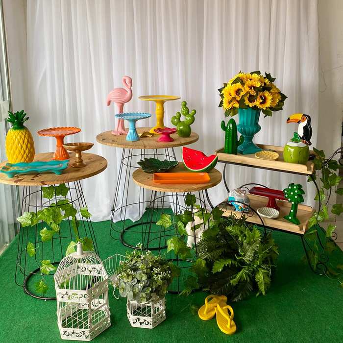 Tema Tropical Flamingo