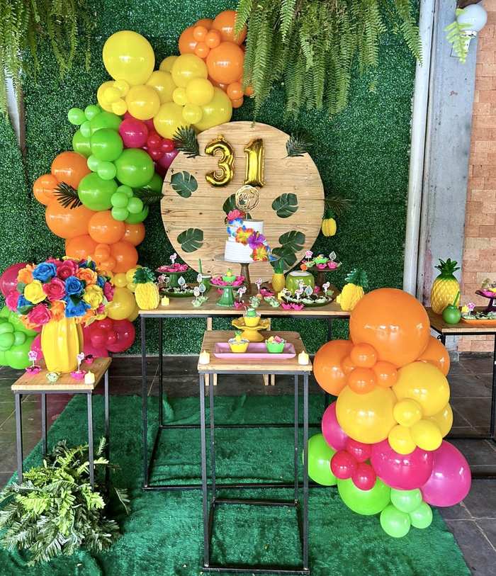 Tema Tropical Flamingo